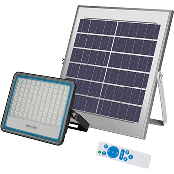 Luz led solar alumbrado con placa exterior