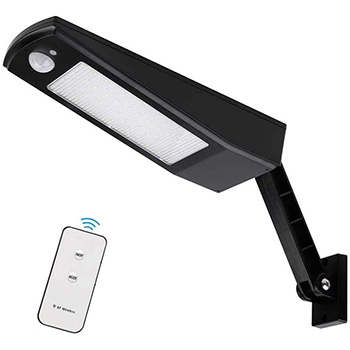 farola led solar con mando a distancia